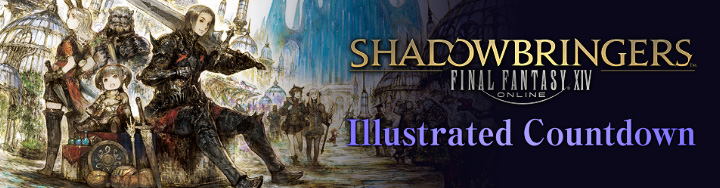 FFXIV News - Lodestone: Illustrated Shadowbringers Countdown - 11 Days Left